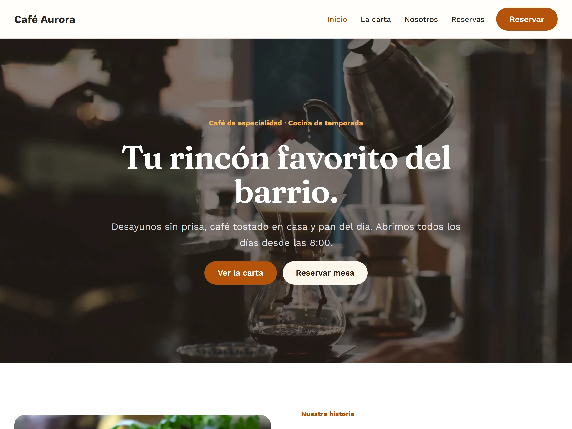 Kit Cálido: Café Aurora
